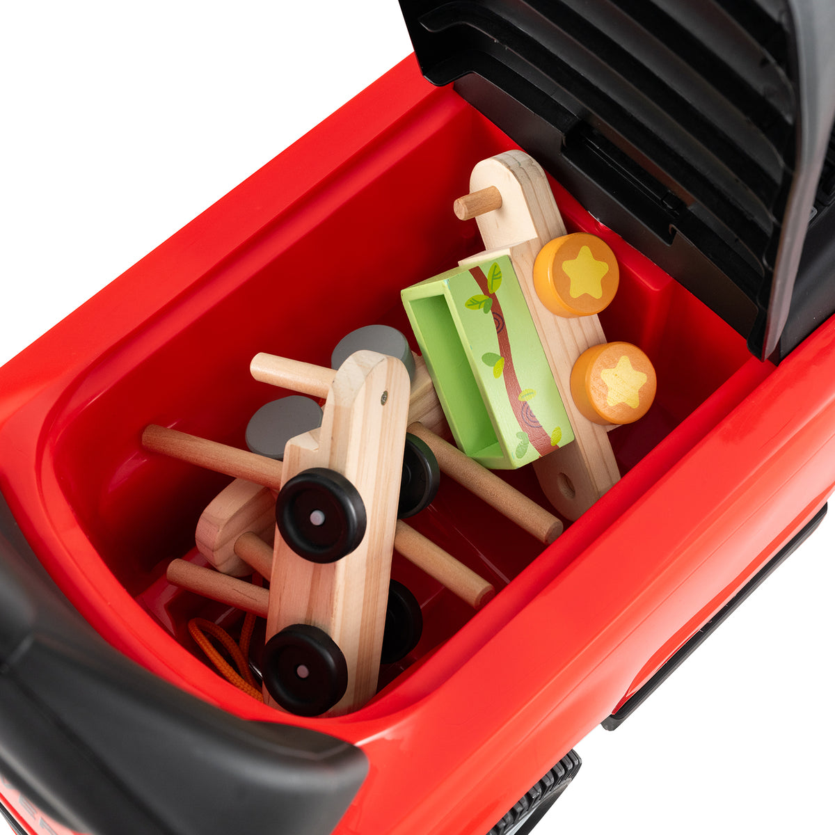 3 In 1 Push Car, Removable Handle, Guardrail, 18-36 Months, Red Push & Pedal Ride On Toys at Gallery Canada