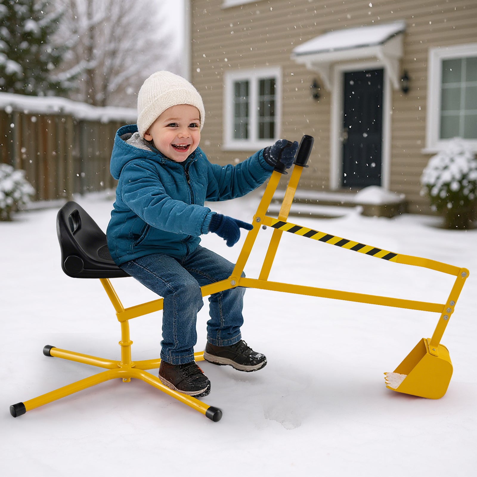 Sand Digger With 2-Handed Controls, Flexible Shovel, For Kids 3+ Years, Yellow Sandboxes at Gallery Canada