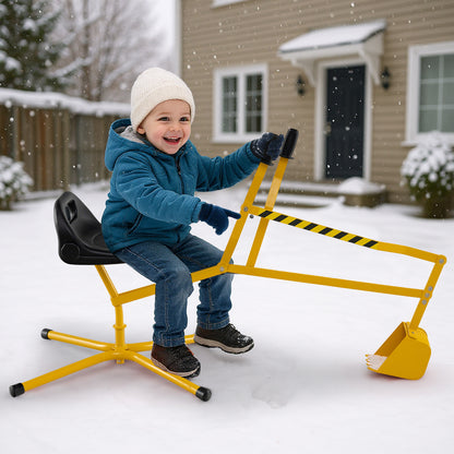 Sand Digger With 2-Handed Controls, Flexible Shovel, For Kids 3+ Years, Yellow Sandboxes at Gallery Canada