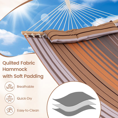 Foldable Patio Hammock Swing Chair Bed, Brown Hammocks at Gallery Canada