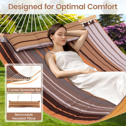 Foldable Patio Hammock Swing Chair Bed, Brown Hammocks at Gallery Canada