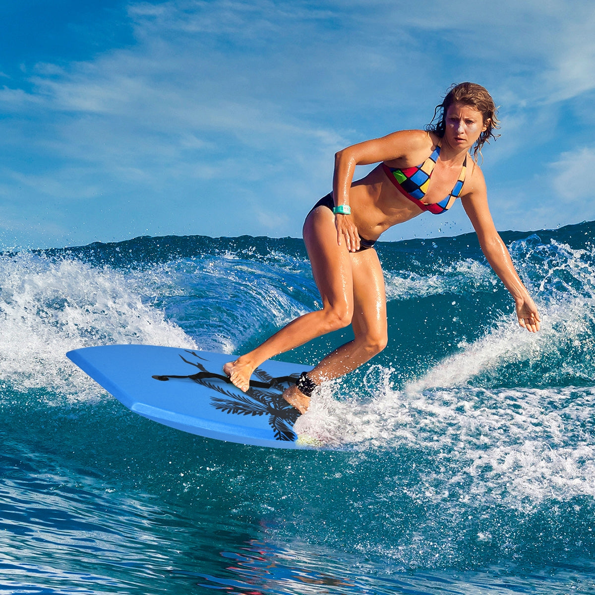 Lightweight Bodyboard With Leash, EPS Core, Size M Surfing at Gallery Canada