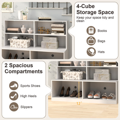 Shoe Cabinet, 2 Anti-Tipping Kits, White Shoe Racks & Storage Benches at Gallery Canada