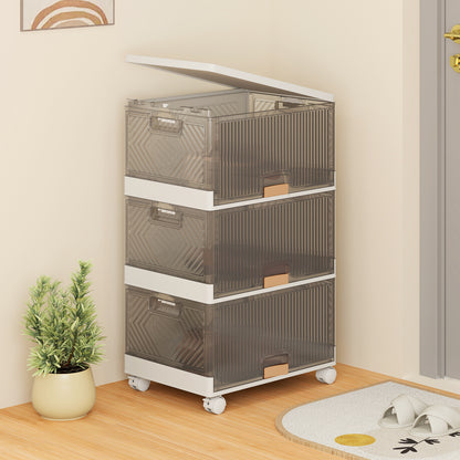 3 Cube Stackable Storage Bins, Detachable Wheels, White Shoe Racks & Storage Benches at Gallery Canada