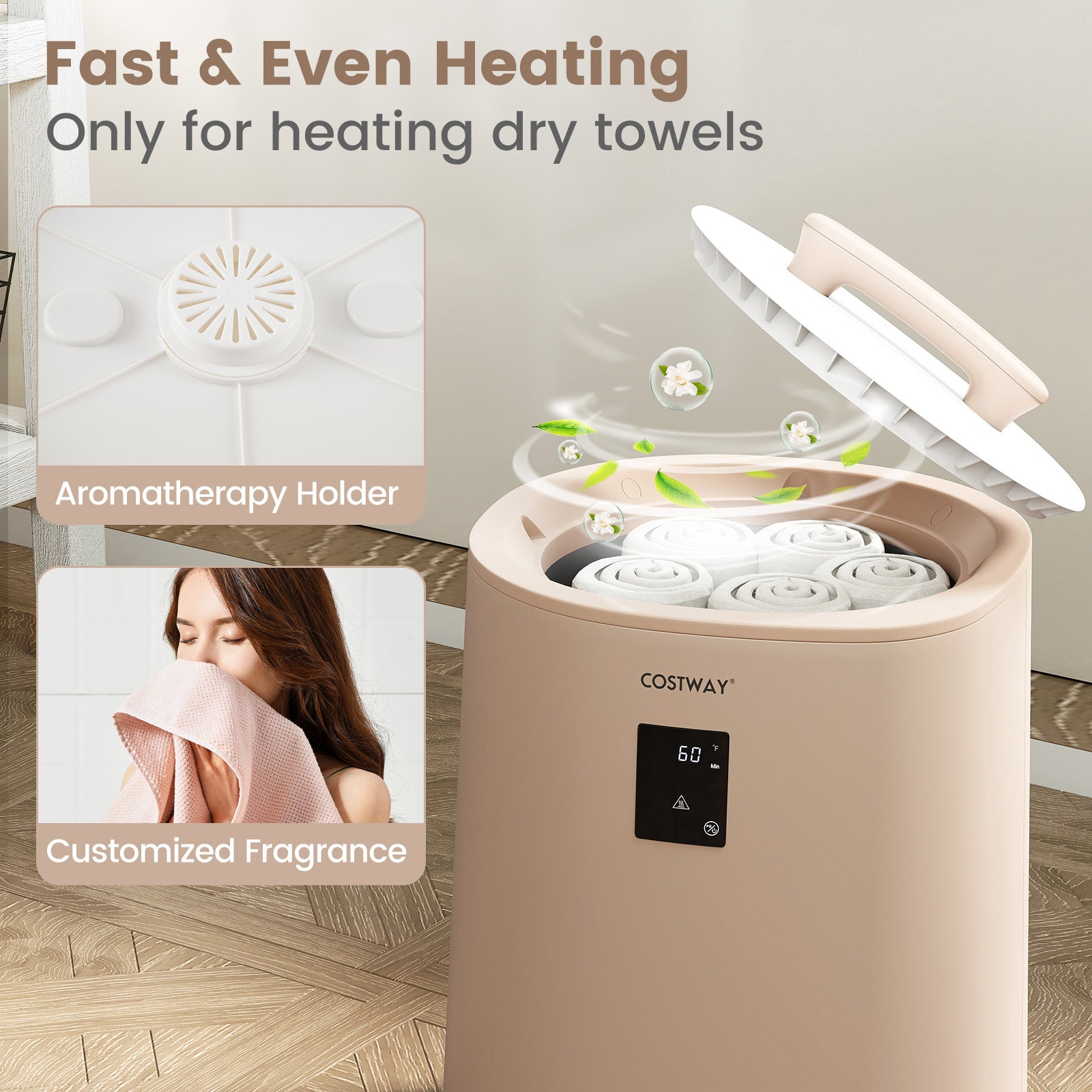 18L Large Towel Warmer, LED Display, Auto Shut Off, Coffee Dryers at Gallery Canada