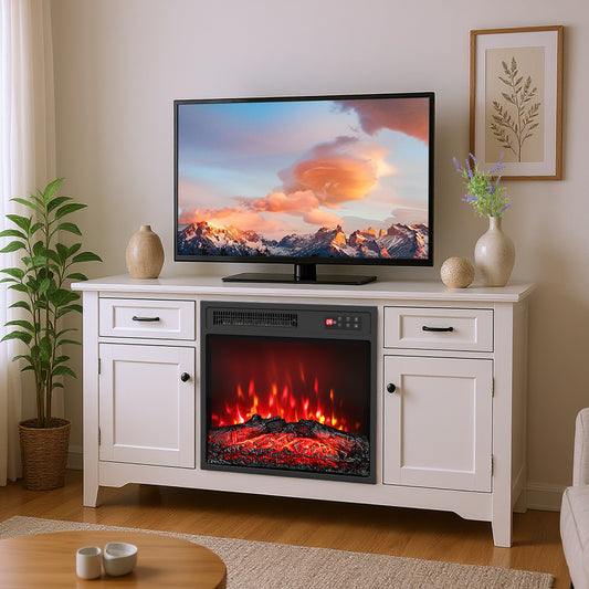 18 Inch Electric Fireplace Insert, Remote Control, 7 Flame, Colors Fireplaces Options at Gallery Canada