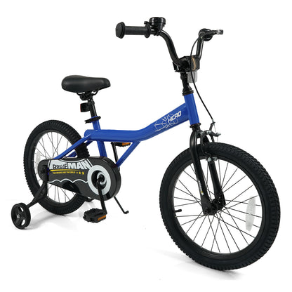 18-Inch Kids Bike, Removable Training Wheels, Navy Kids Bike at Gallery Canada