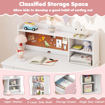 Kids Desk And Chair Set With Hutch, Pink Kids Table & Chair Sets at Gallery Canada