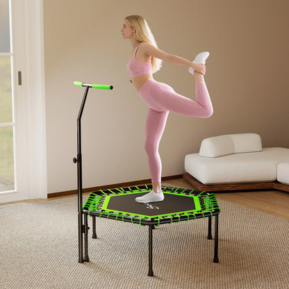 45" Rebounder Trampoline for Adults, Mini Fitness Trampoline with Adjustable Handle Trampolines at Gallery Canada