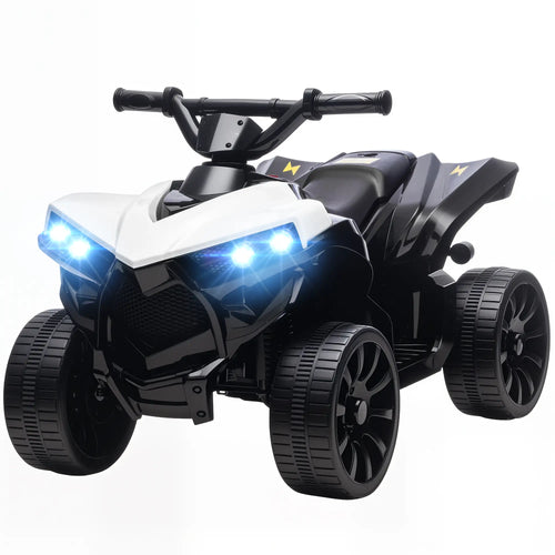6V Kids ATV, 4 Wheeler Ride On Car, White