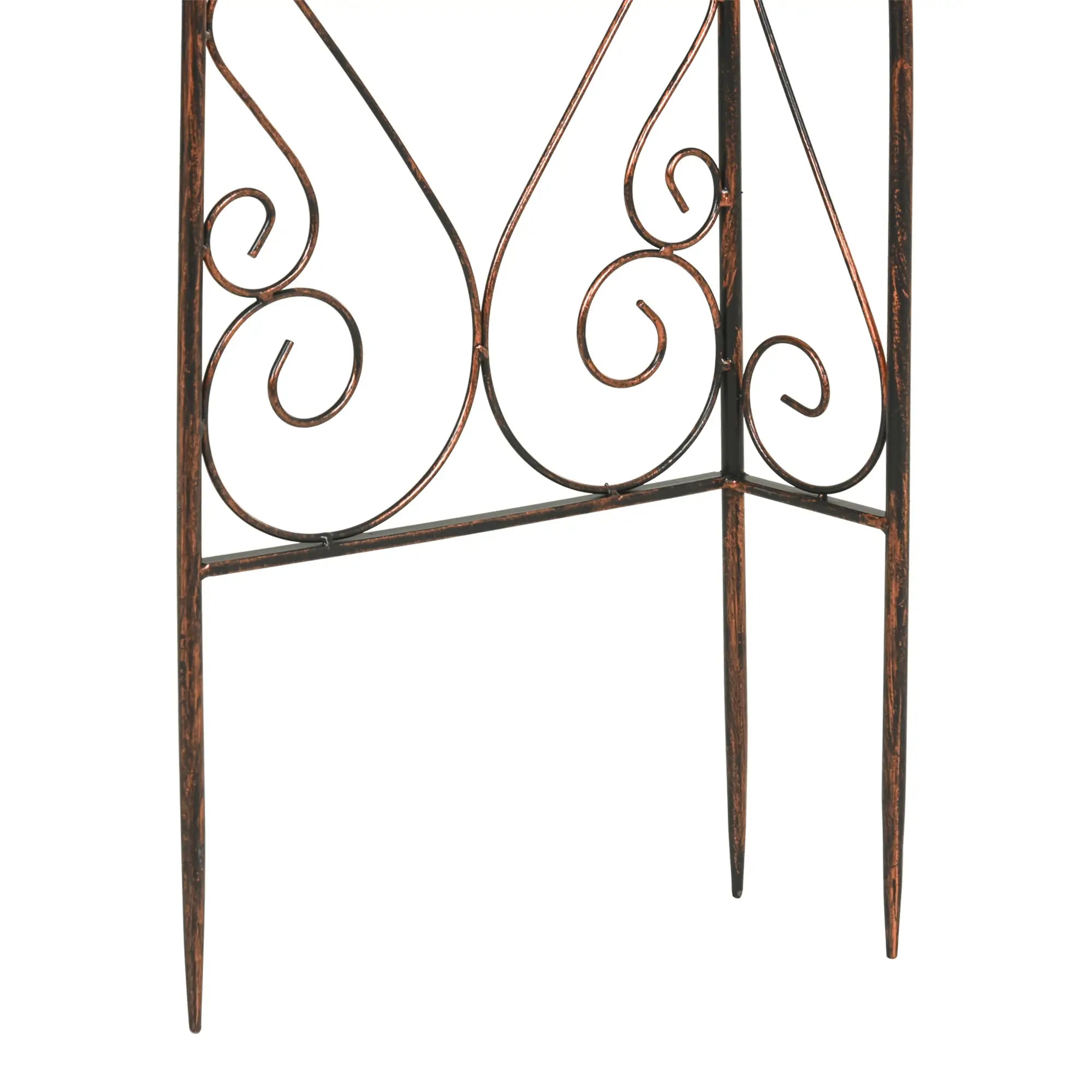 7.5ft Metal Garden Arch, Outdoor Walkway Arbor, Climbing Vine Plants, Black Garden Arches at Gallery Canada