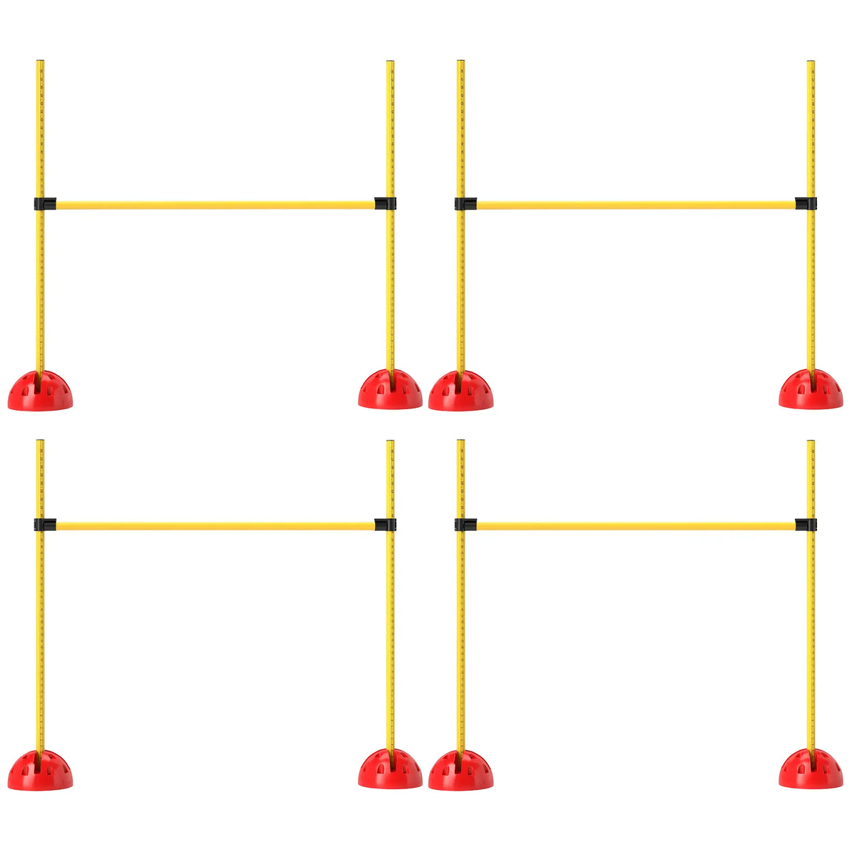 Dog Agility Training Equipment, 4 Pcs Obstacle Course, Yellow Dog Agility Training Equipment Orange and yellow at Gallery Canada