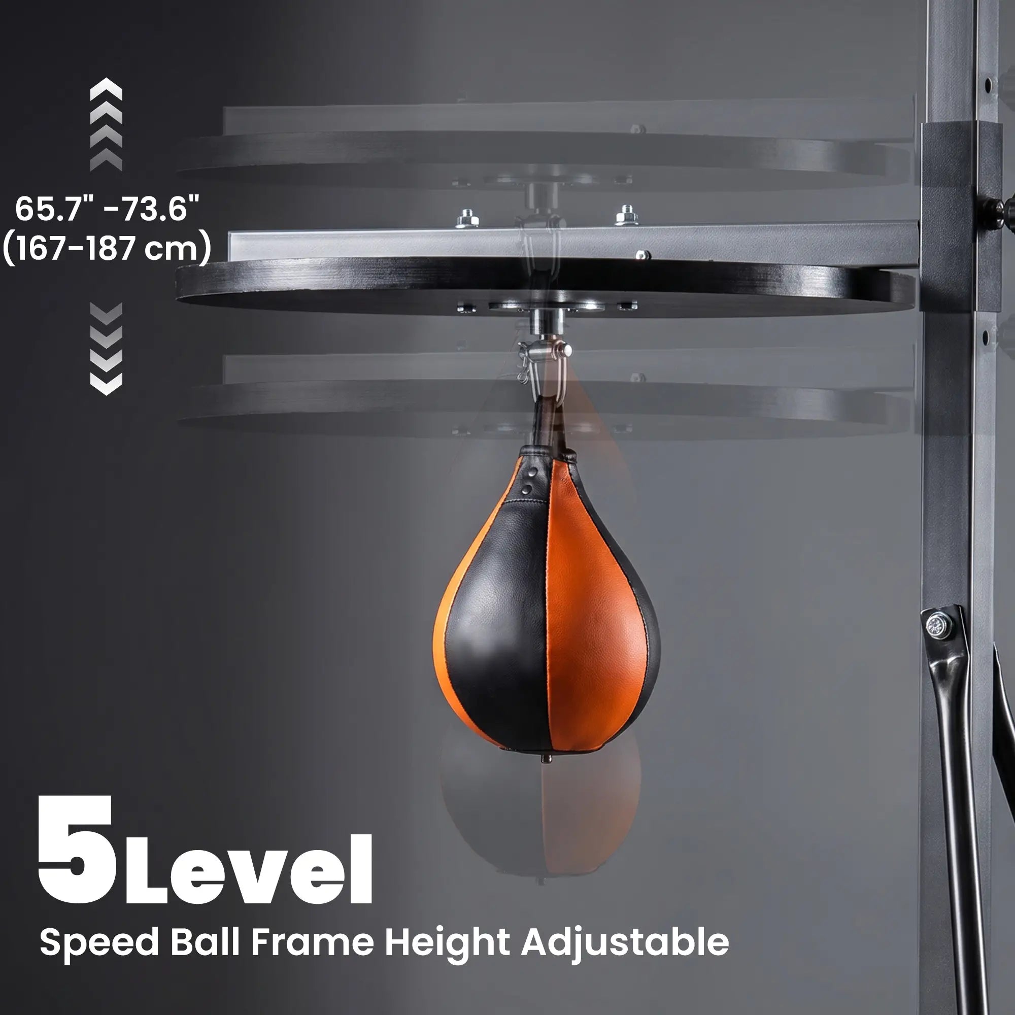 Punching Bag Stand, Speed Ball Holder, 45.25