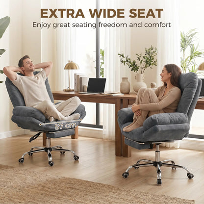 Criss Cross Chair With Wheels, Waterfall Armrests, Dark Grey, Dark Grey Task Chairs at Gallery Canada
