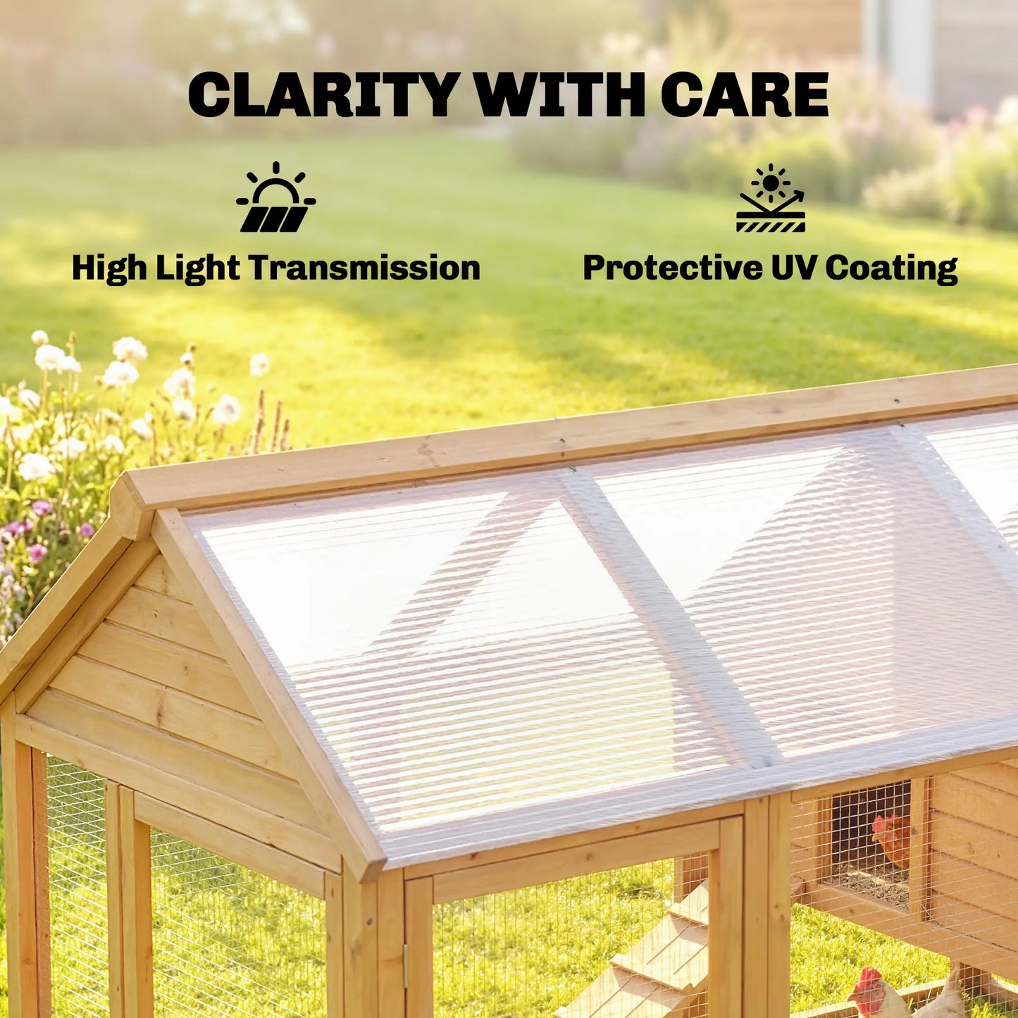 Polycarbonate Greenhouse Panels, UV Protected, Twin-Wall Roof, 47.2" x 23.6", 12 Pack, Clear Greenhouses at Gallery Canada