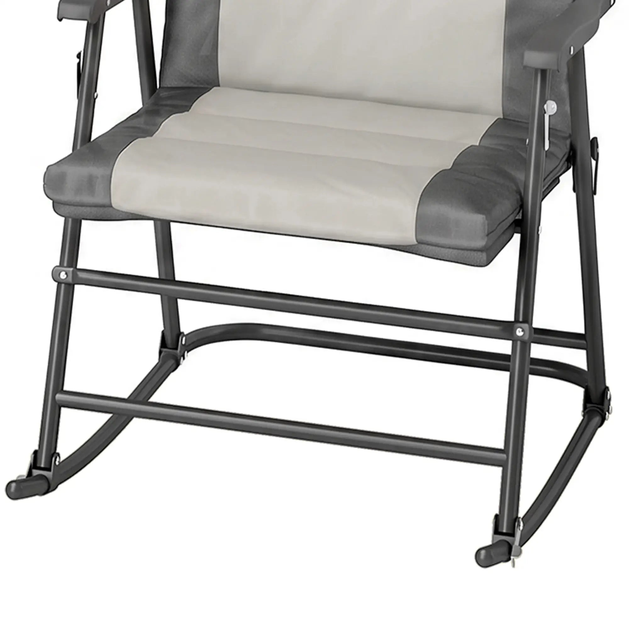 3-Piece Foldable Rocking Chair Set, Light Grey Outdoor Rocking Chairs at Gallery Canada