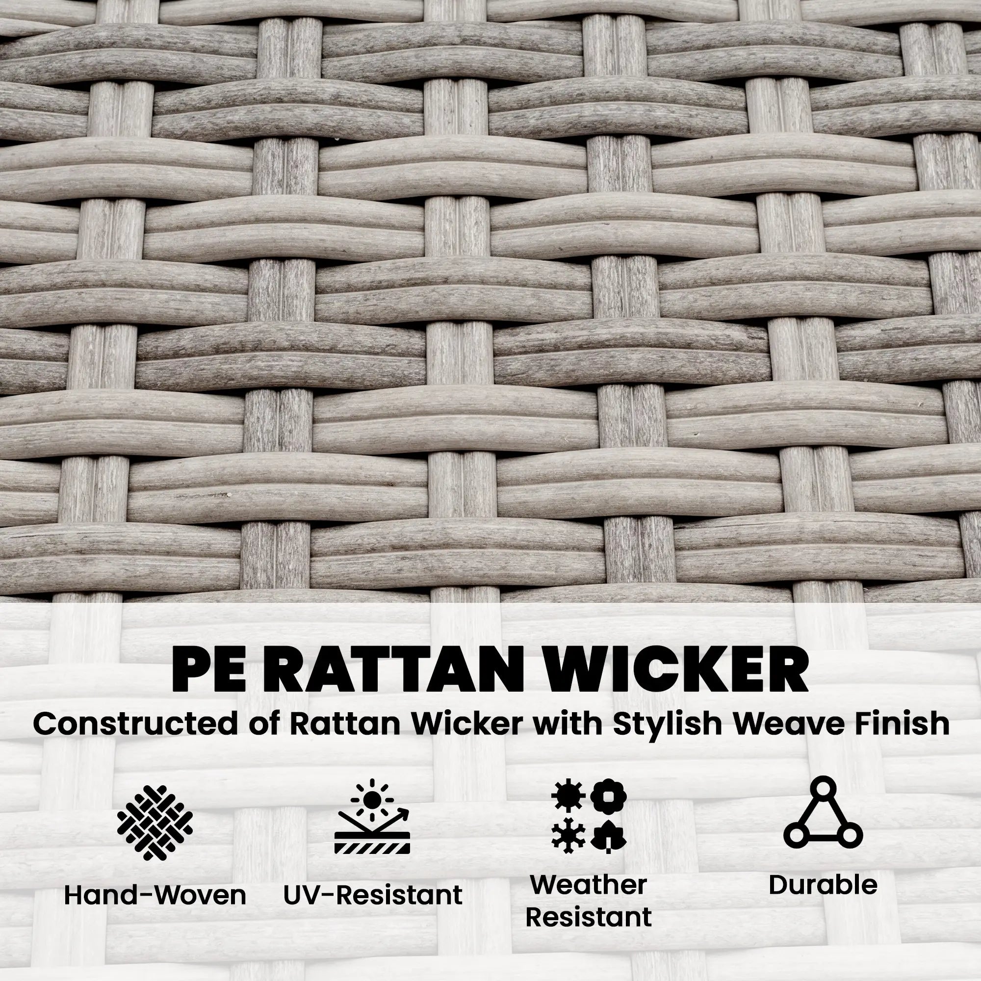 Modern Rattan Sofa Set, Wicker Patio Furniture with Coffee Table Patio Furniture Sets at Gallery Canada