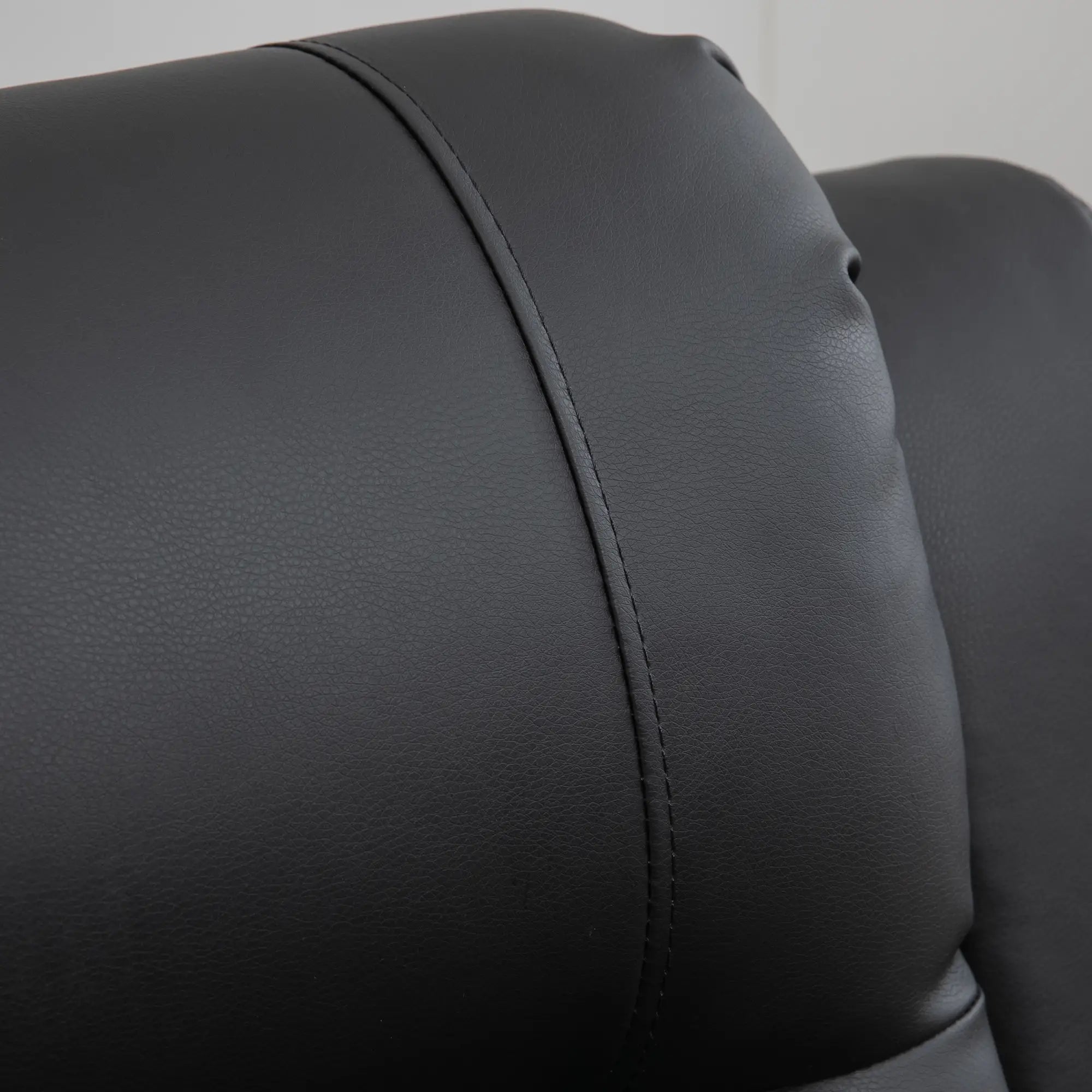Electric Power Lift Recliner Chair, PU Leather, Remote Control, Black Electric Power Lift Chairs at Gallery Canada