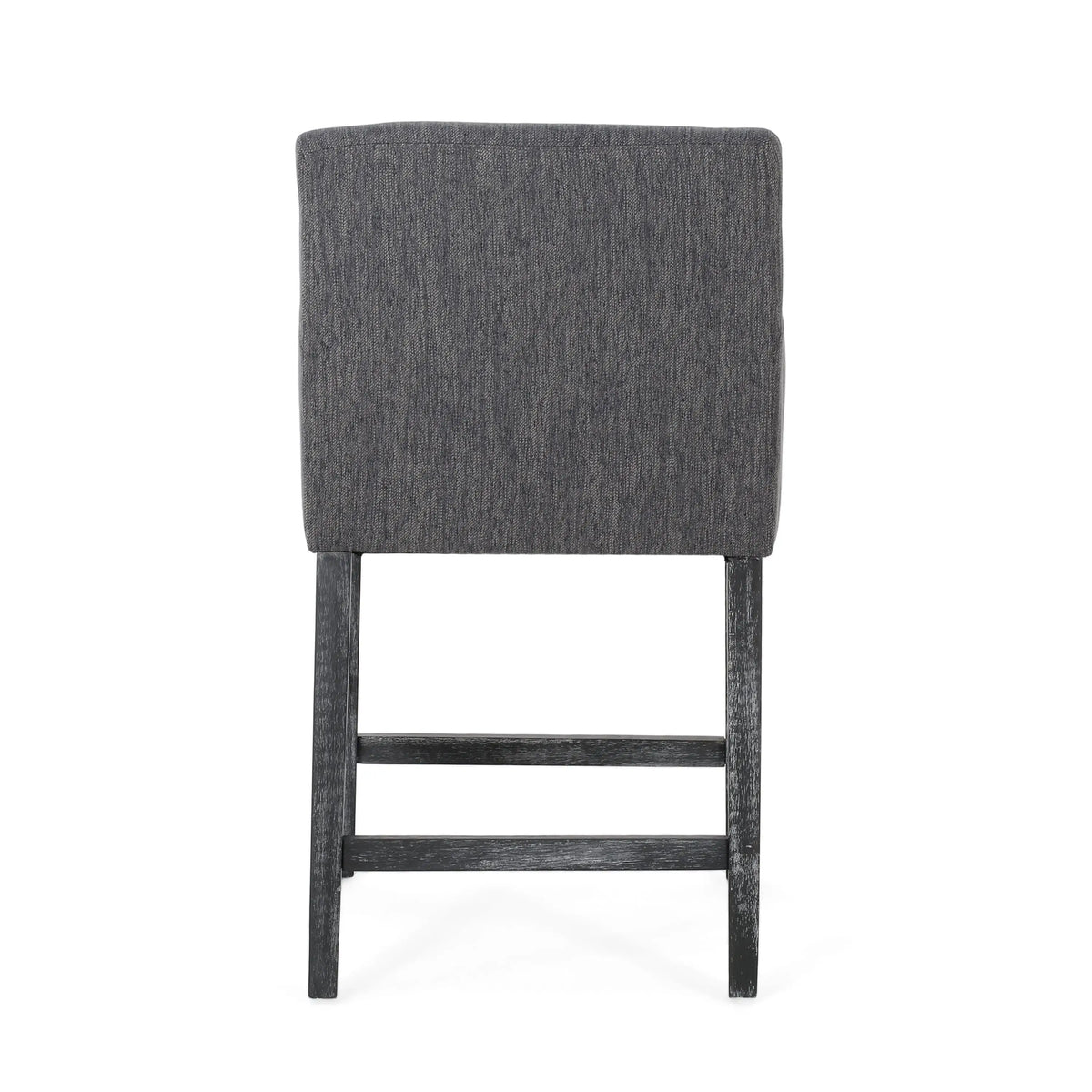 Upholstered Counter Stools, Rubberwood Frame, 24×23×39.5 inch, Charcoal Bar Stools at Gallery Canada