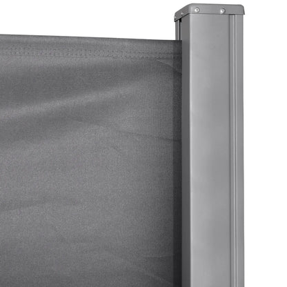 Outdoor Folding Retractable Side Awning, UV Wind Resistant, 118" x 63", Light Grey Side Awnings at Gallery Canada