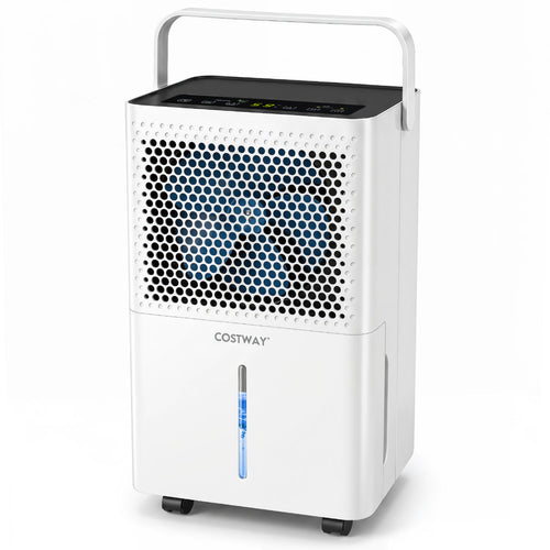 32 Pint Compressor Dehumidifier, 2000 Sq Ft, With Drain Hose, White