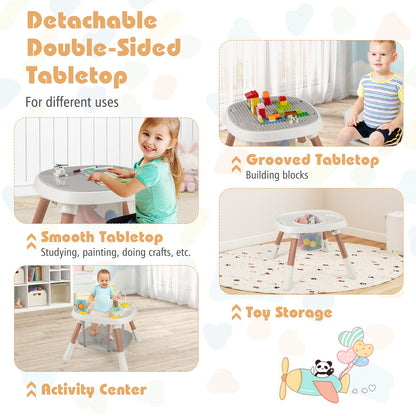16-In-1 Baby High Chair, Activity Center, Booster Seat, White High Chairs at Gallery Canada