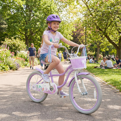 20 Inch Kids Bike, Adjustable, Princess Of The Sea Theme, Purple Kids Bike at Gallery Canada