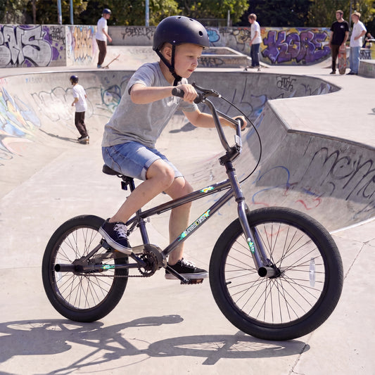 20 Inch Trick Bicycle with 360 Degree Steering and Adjustable Seat for Kids and Teens, Black Kids Bike Black at Gallery Canada