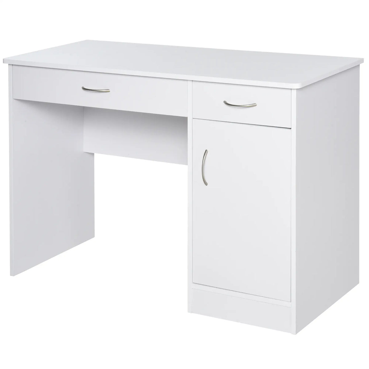 Computer Desk with Storage Drawers, White Writing Desks White at Gallery Canada