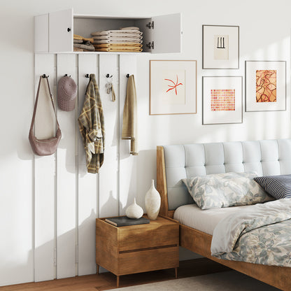 Wall Mounted Coat Rack, White Coat Racks & Hall Trees at Gallery Canada