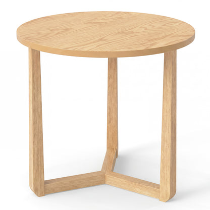22.5 Inch Round Side Table, Farmhouse End Table, Natural End & Side Tables at Gallery Canada