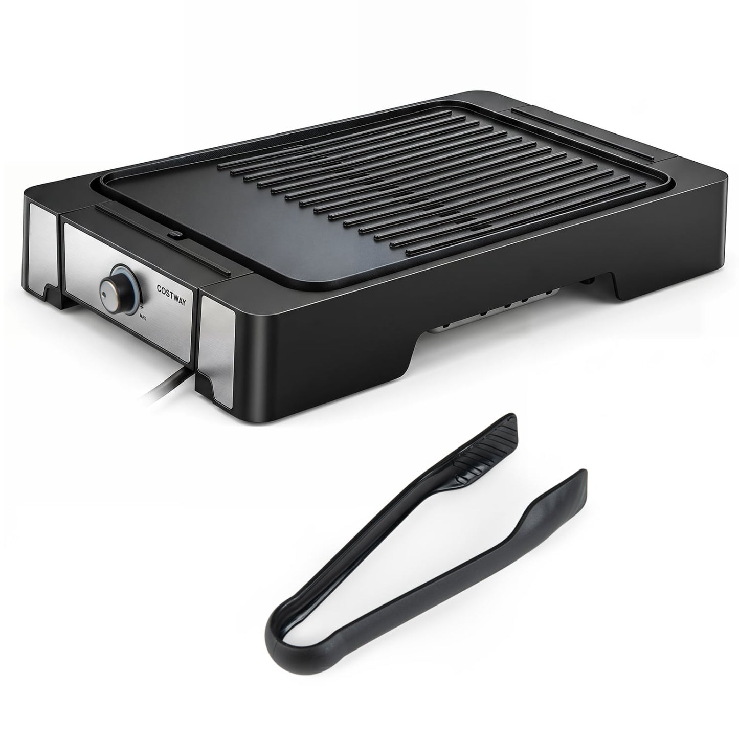 2300W Electric Griddle, Nonstick Die Cast Aluminum Cookware & Bakeware Black at Gallery Canada