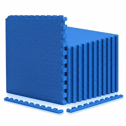 24Tiles 1/2" Puzzle Exercise Mats, Blue Yoga Accessories at Gallery Canada