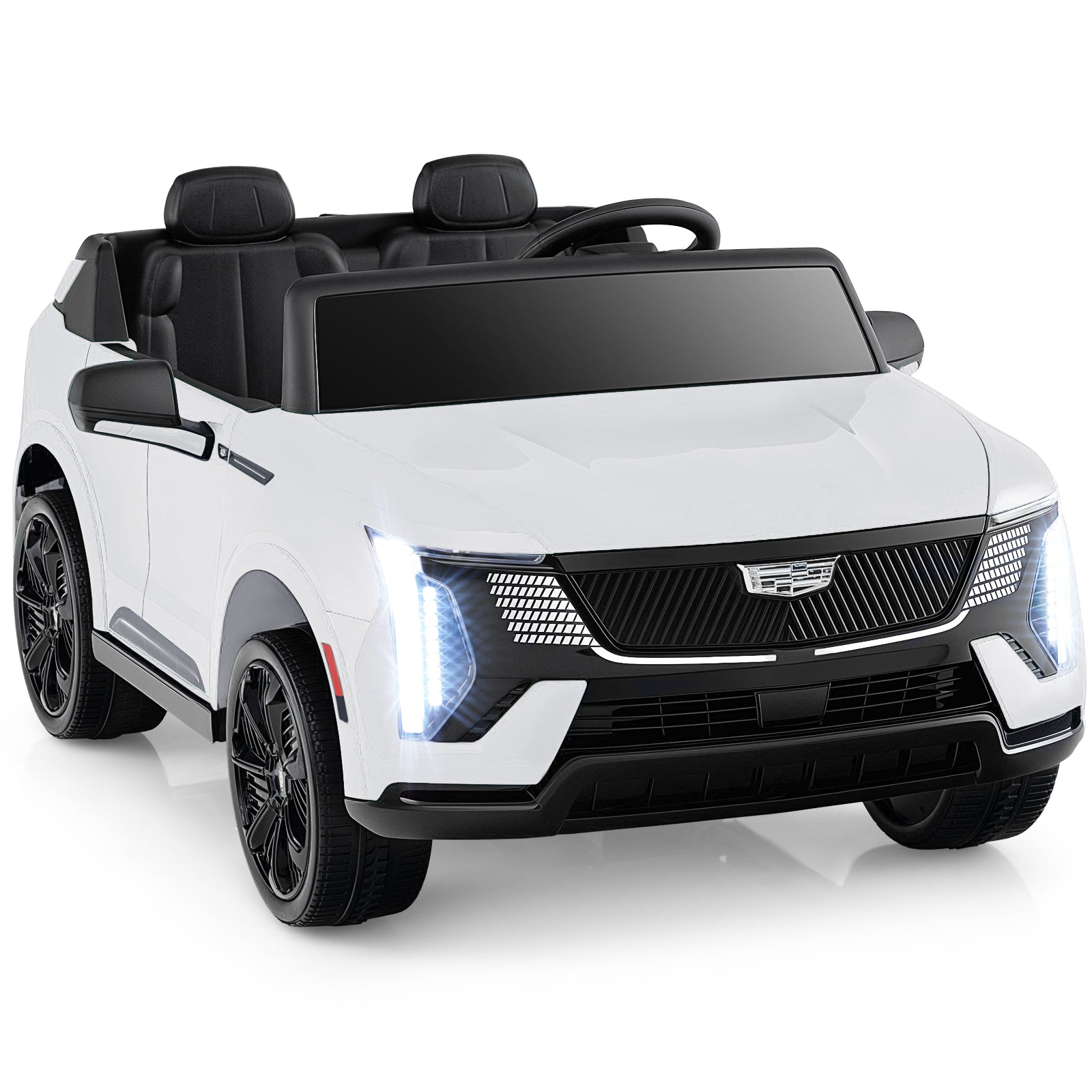 24V Ride On Truck, 2-Seater, Remote Control, White Powered Ride On Toys White at Gallery Canada