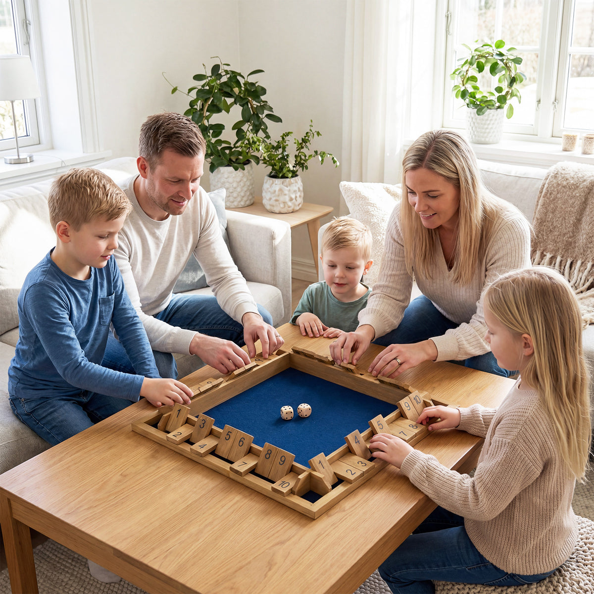 24 Inch Extra-Large Shut The Box Game, 2-4 Players Game Room at Gallery Canada