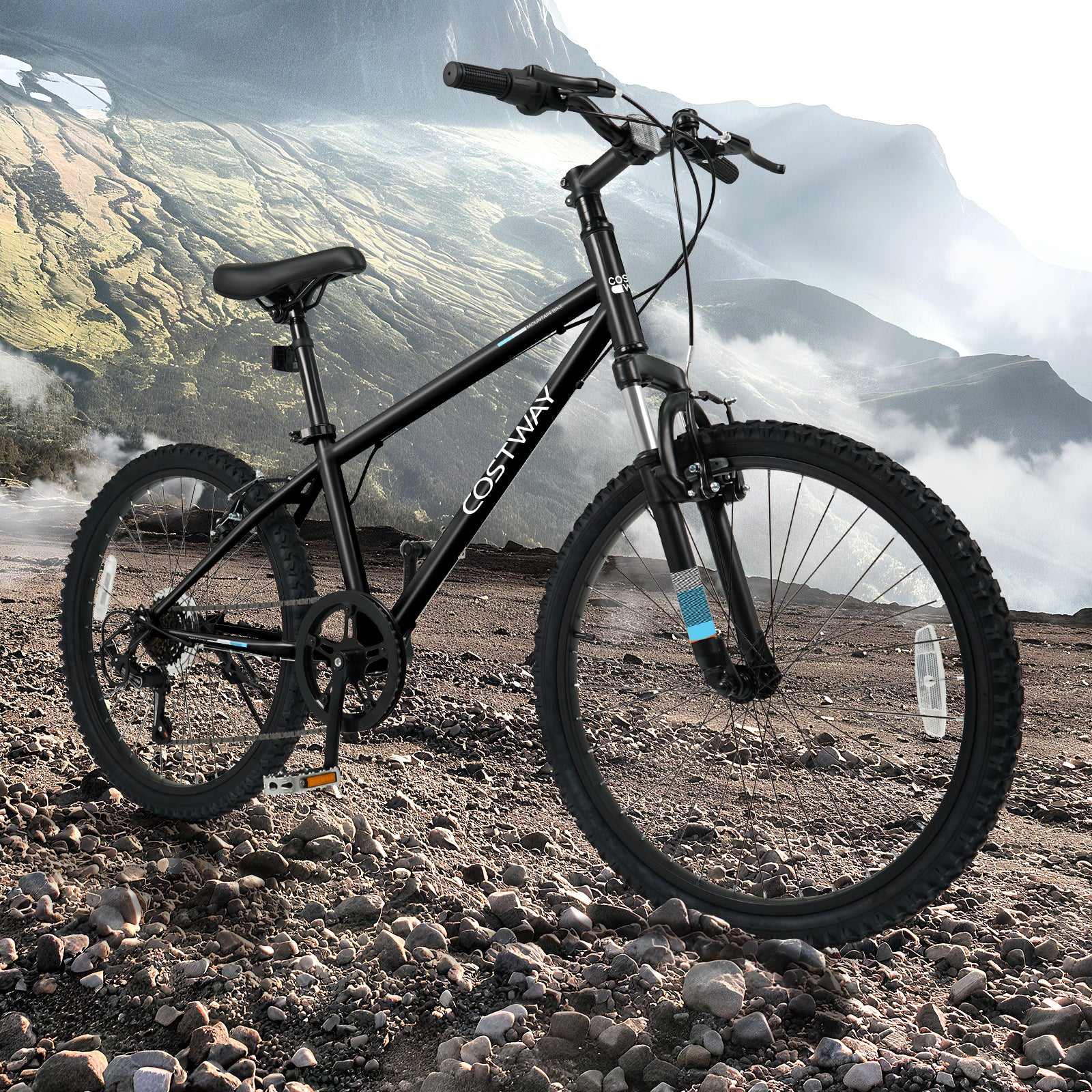 24 Inch Kids Mountain Bike, For Ages 8+ Years, Black Kids Bike at Gallery Canada