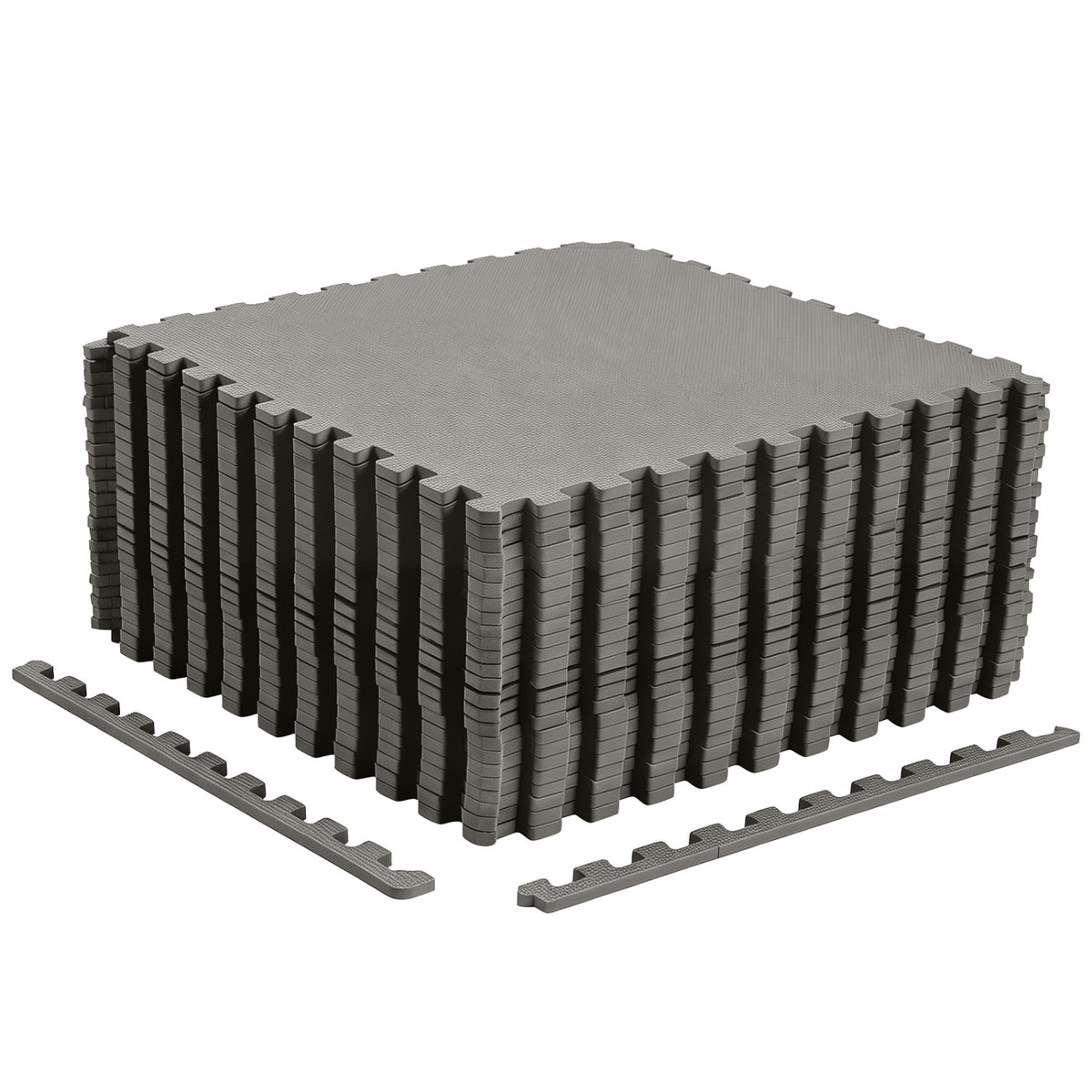 24 Pack Non-Slip Protective Interlocking EVA Foam Floor Tiles-Grey, Gray Decorative Fencing & Flooring Gray at Gallery Canada