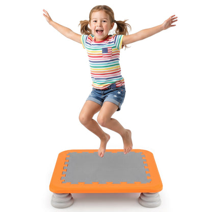 25.5 Inch Kids Mini Trampoline, Orange Trampolines at Gallery Canada