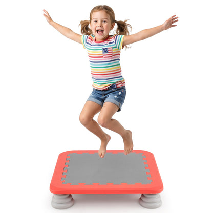 25.5 Inch Kids Mini Trampoline With 4 Non-Slip Foot Pads, Red Trampolines at Gallery Canada