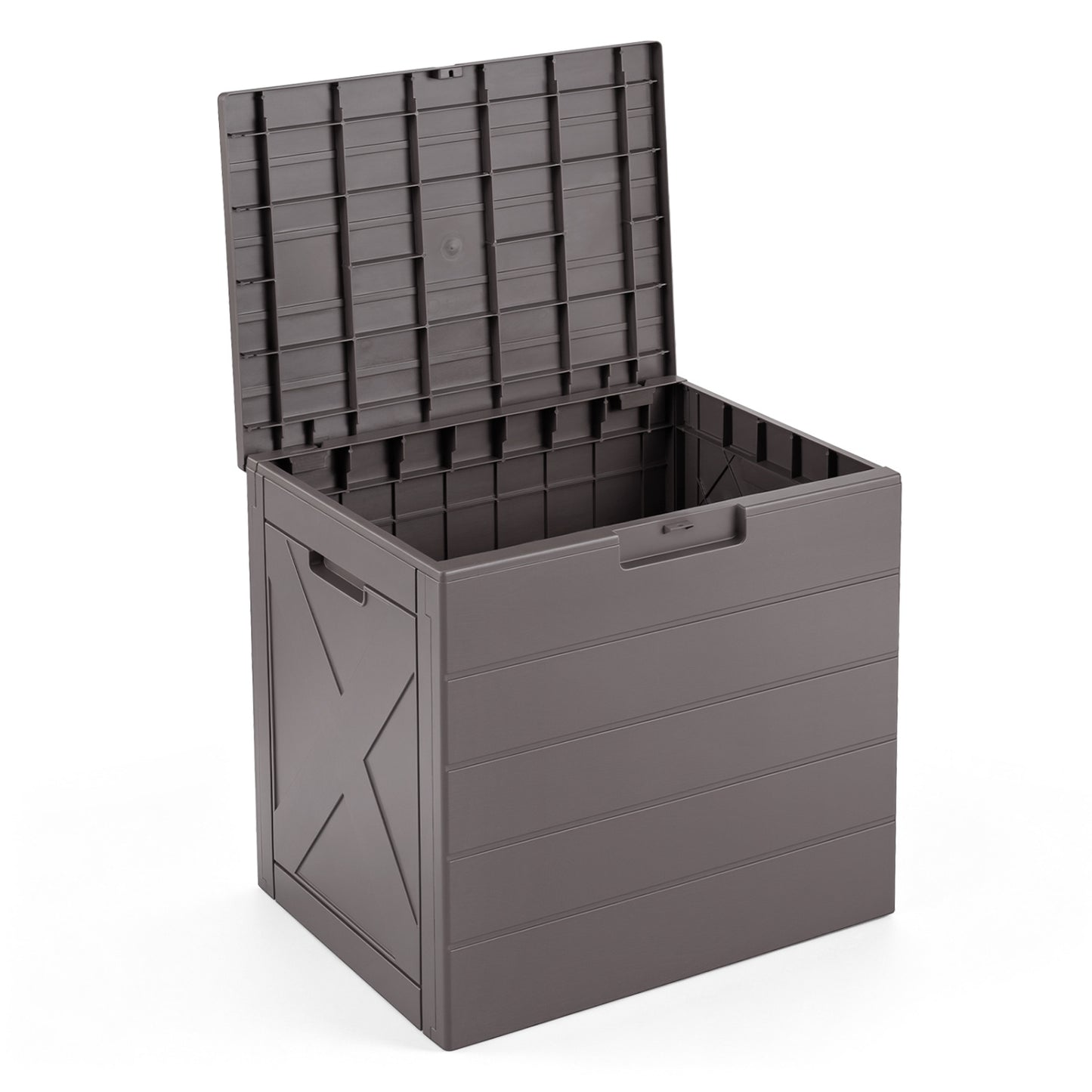 25 Gallon Storage Bin With Lid, Gray