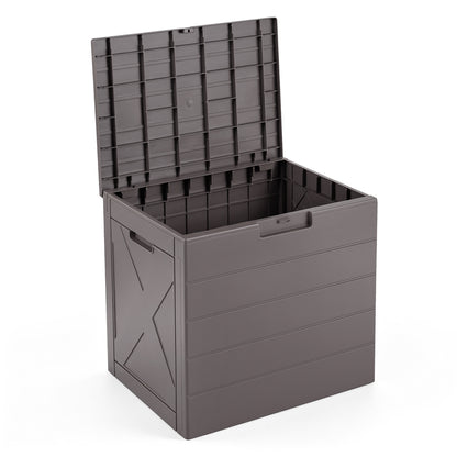 25 Gallon Storage Bin With Lid, Gray