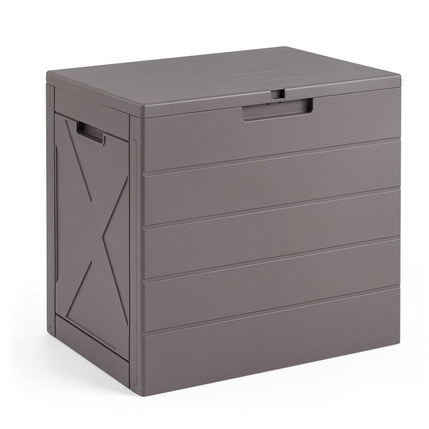 25 Gallon Storage Bin With Lid, Gray