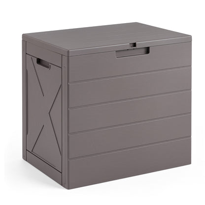 25 Gallon Storage Bin With Lid, Gray