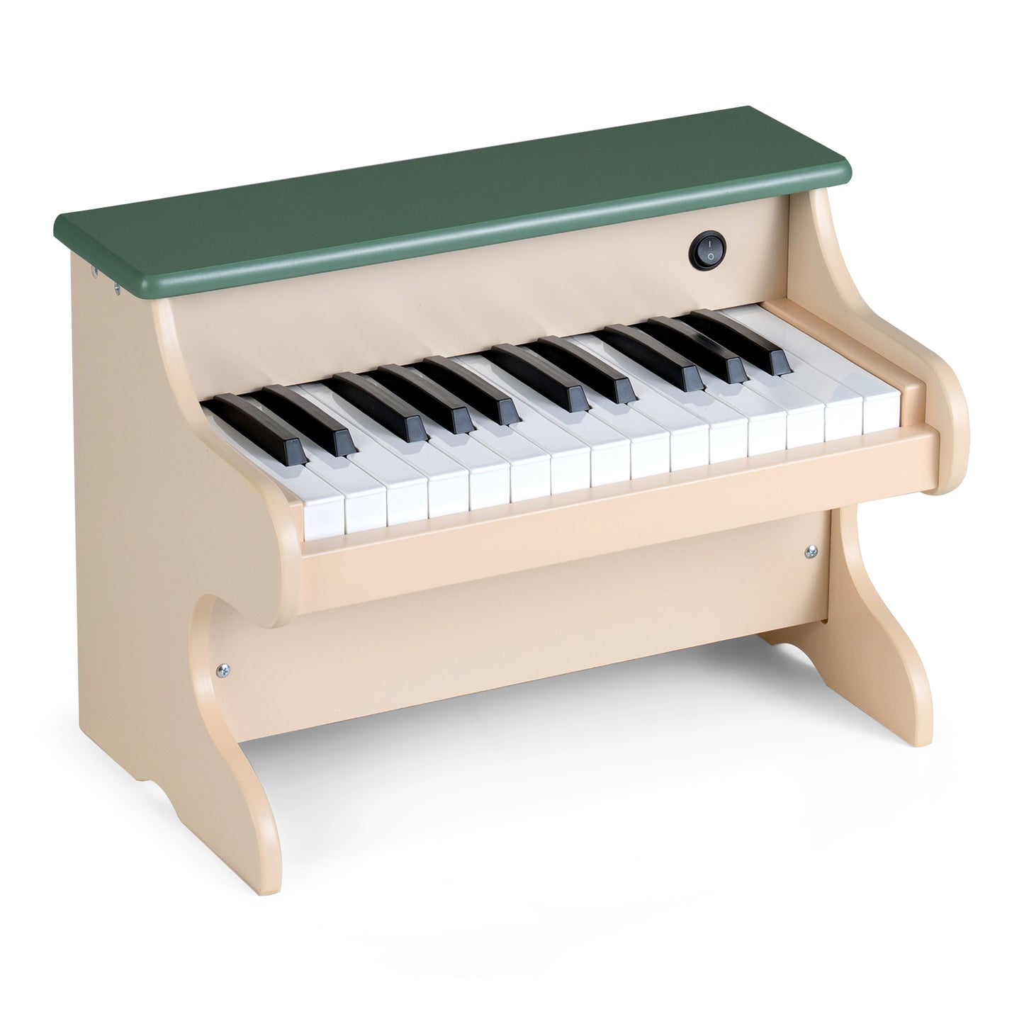 25 Keys Kids Piano Keyboard Wooden Digital Piano Toy with Removable Music Stand, Green Pianos & Keyboards at Gallery Canada