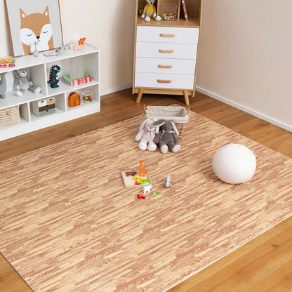 25 Tiles Wood Grain Foam Floor Mats, Natural Decorative Fencing & Flooring at Gallery Canada