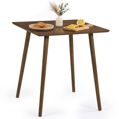 27.5" Square Wooden Dining Table for 2-4, Walnut Dining Tables Walnut at Gallery Canada