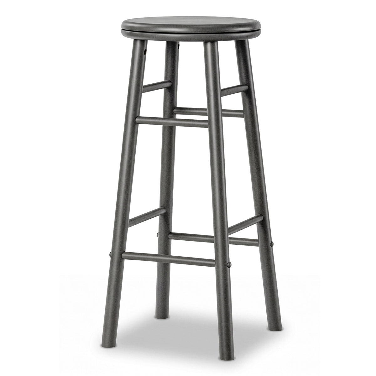 29" Swivel Bar Stools Set of 2, Gray Bar Stools at Gallery Canada