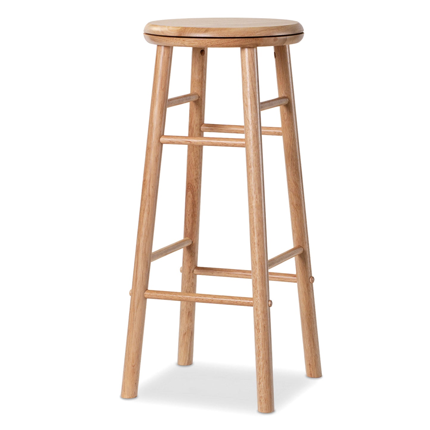 29" Swivel Bar Stools Set of 2, Natural Bar Stools at Gallery Canada