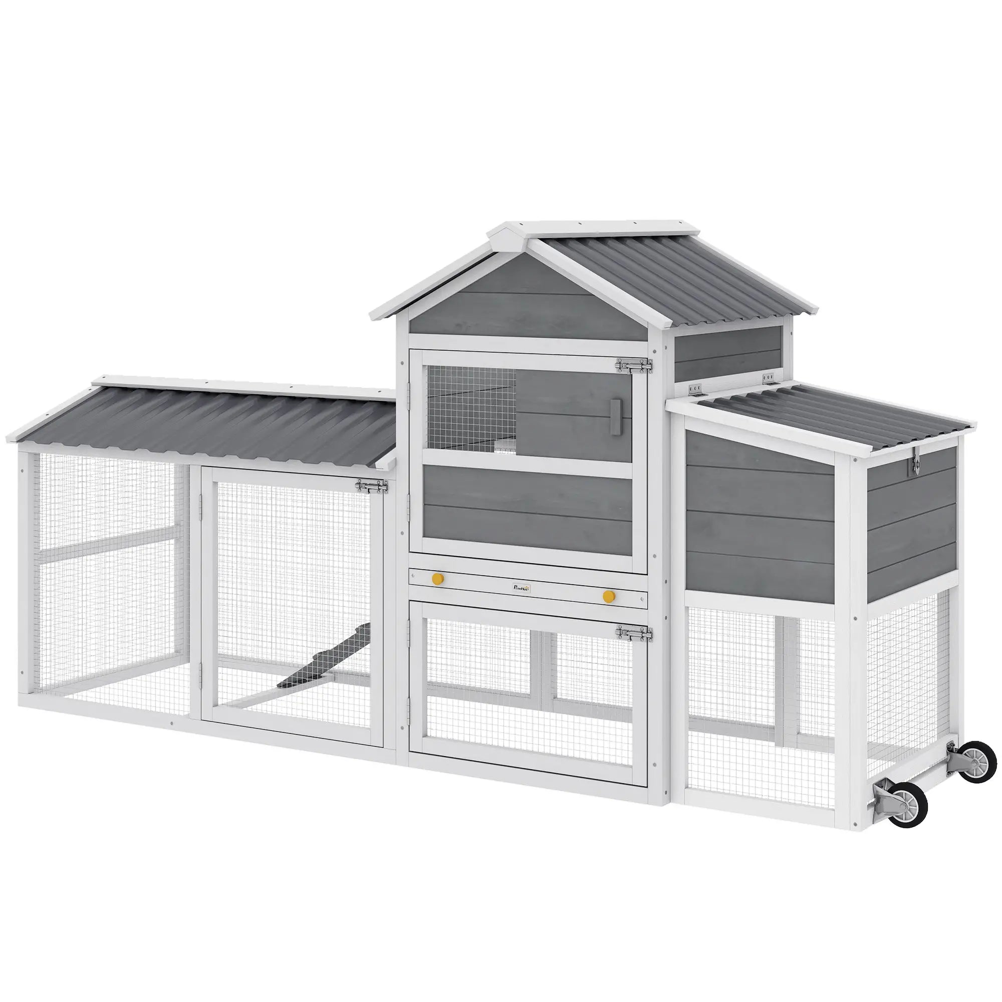 Mobile Chicken Coop With Wheels, 80