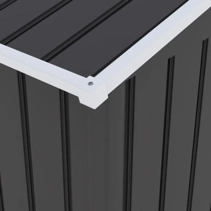 8 x 6 ft Metal Outdoor Storage Shed, Dark Grey Sheds at Gallery Canada
